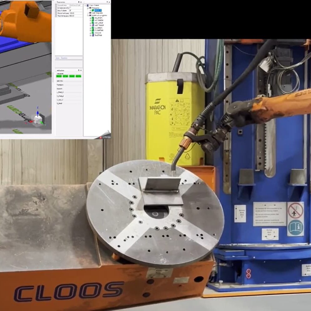 robotic welding software simulation 3D