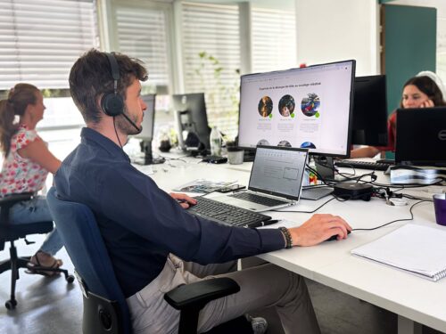 Corentin Barnier, the new international sales engineer at Alma HQ